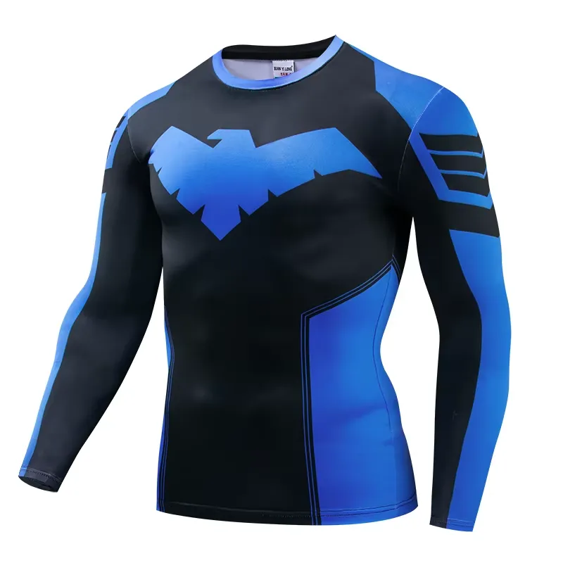 Rash Guard - Maglietta a compressione da uomo 2026